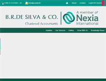 Tablet Screenshot of brdesilva.com